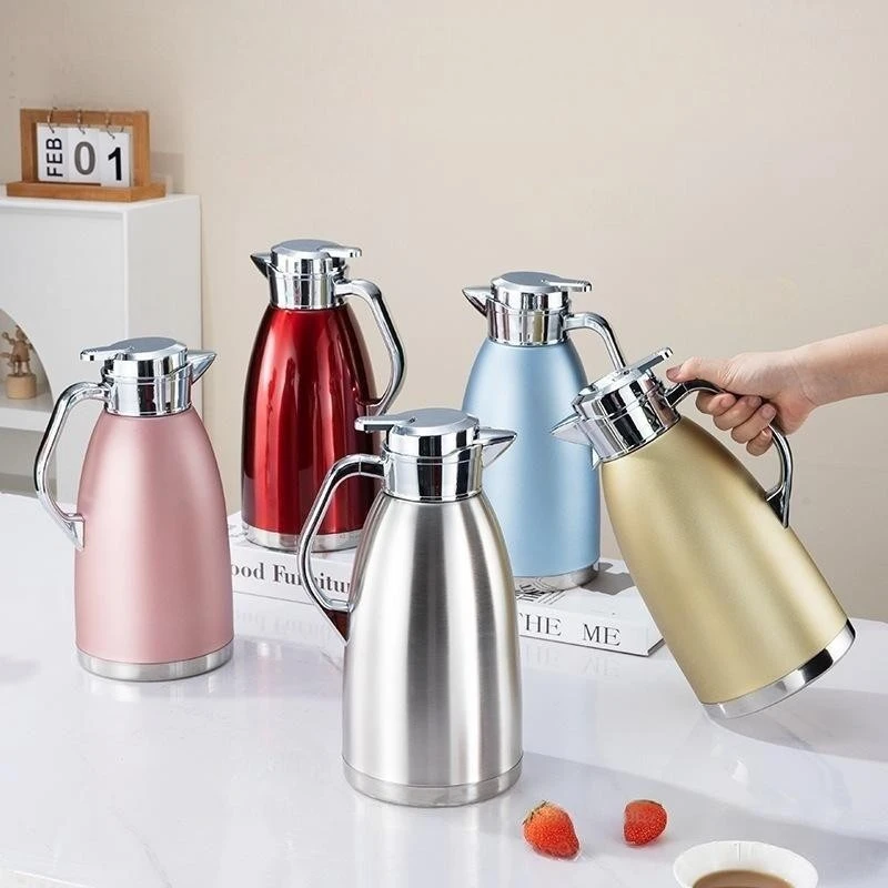 Double Wall Ss Coffee Pot high quality