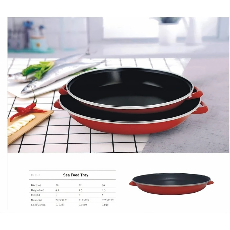 Enamel Frypan Set high quality